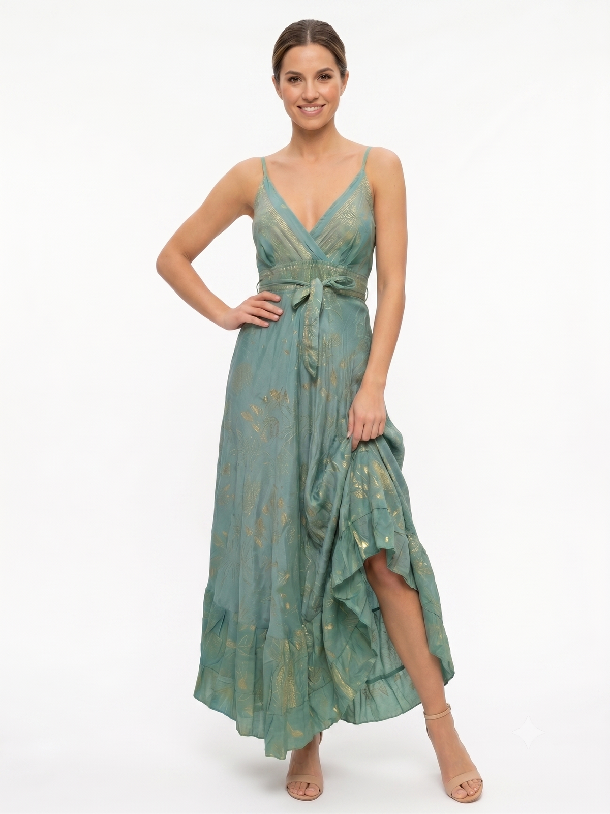 VESTIDO BOHEMIO "MAR DEL NORTE"