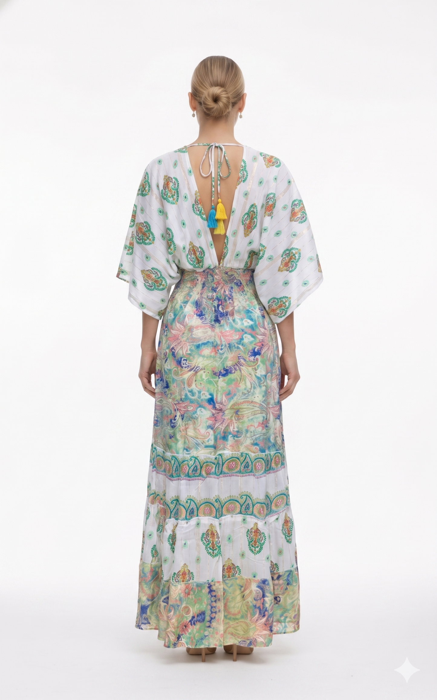VESTIDO BOHEMIO "TARDE DORADA"