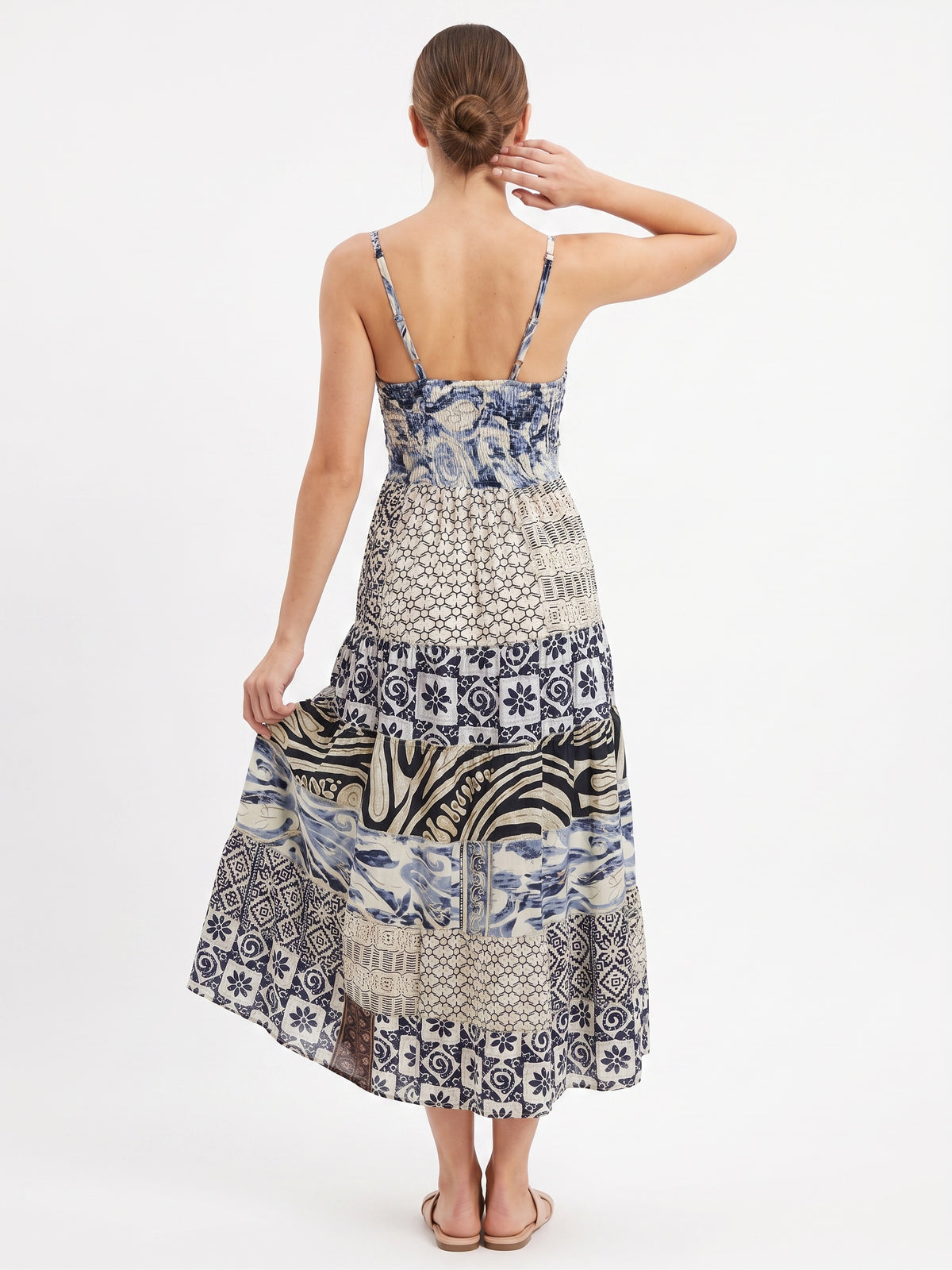 VESTIDO BOHEMIO "ENCANTO TROPICAL"
