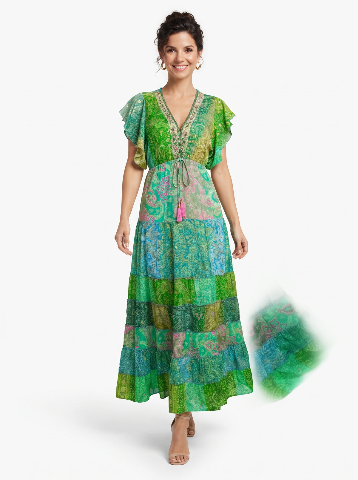 VESTIDO BOHO CHIC "AURA DE VERANO"