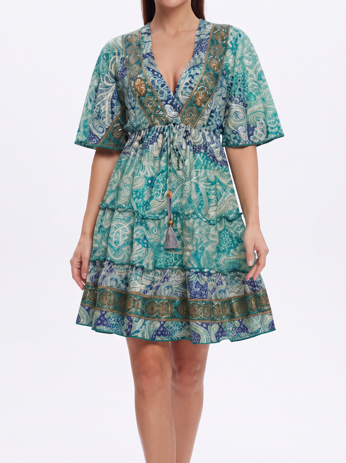 VESTIDO BOHEMIO "SUPER FRESH"