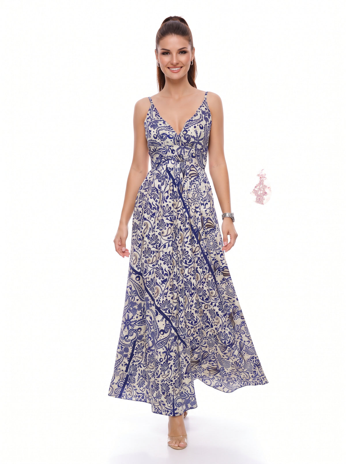 VESTIDO LARGO BOHO "ARENA & BRISA"