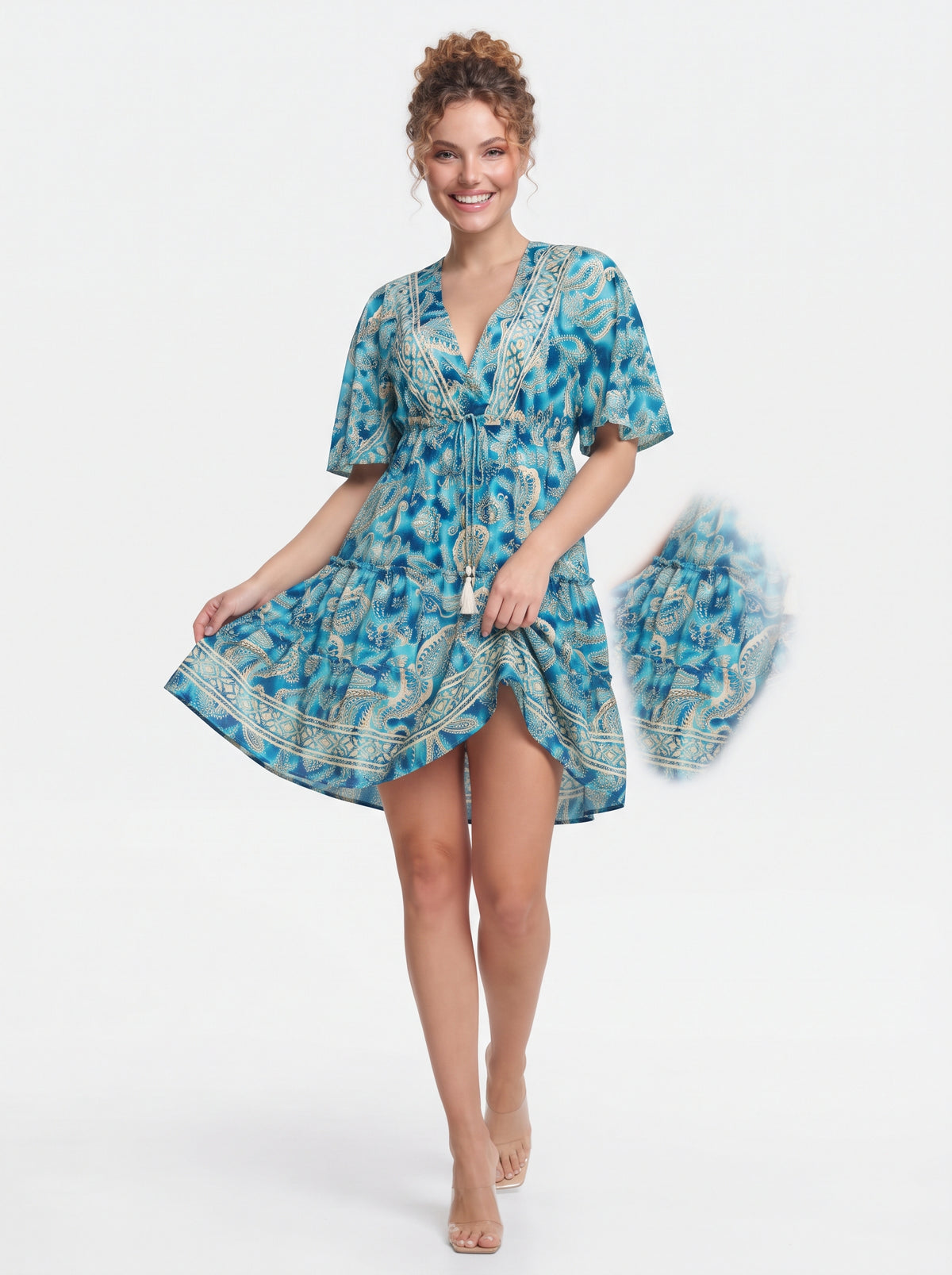 VESTIDO LARGO CHIS "ORQUIDEA DEL ALBA"