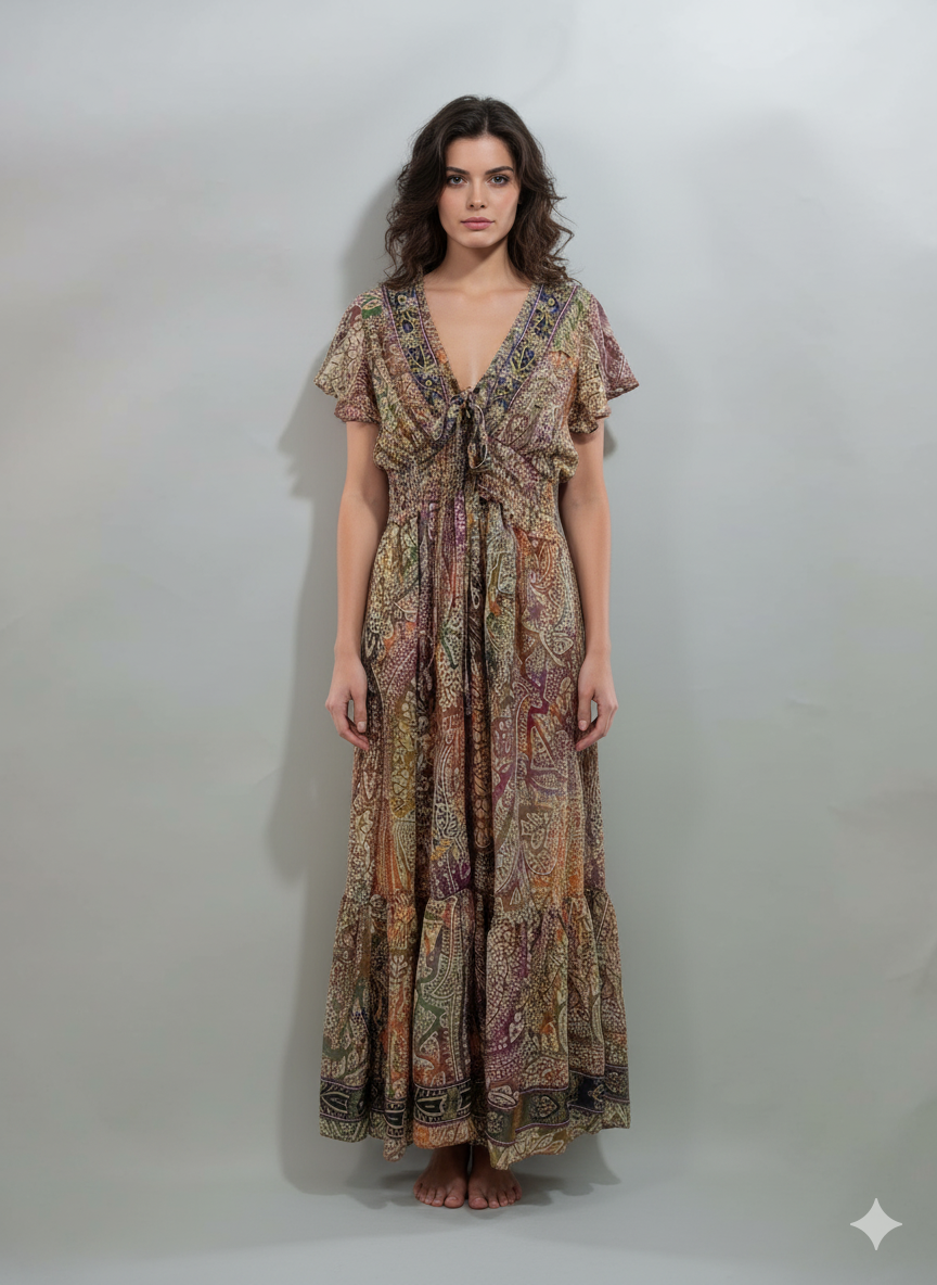 VESTIDO LARGO NUEVO ATARDECER