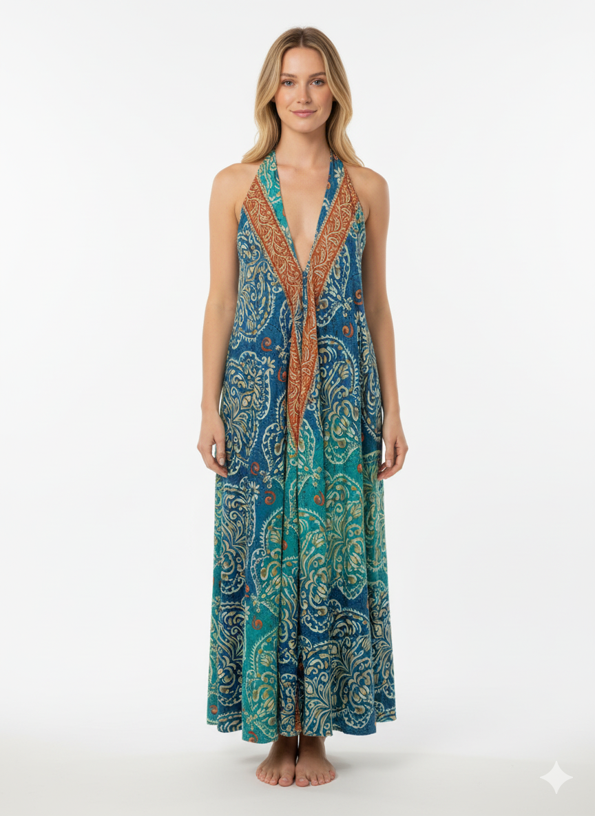 VESTIDO BOHEMIO "BRISA DE PALMERA"