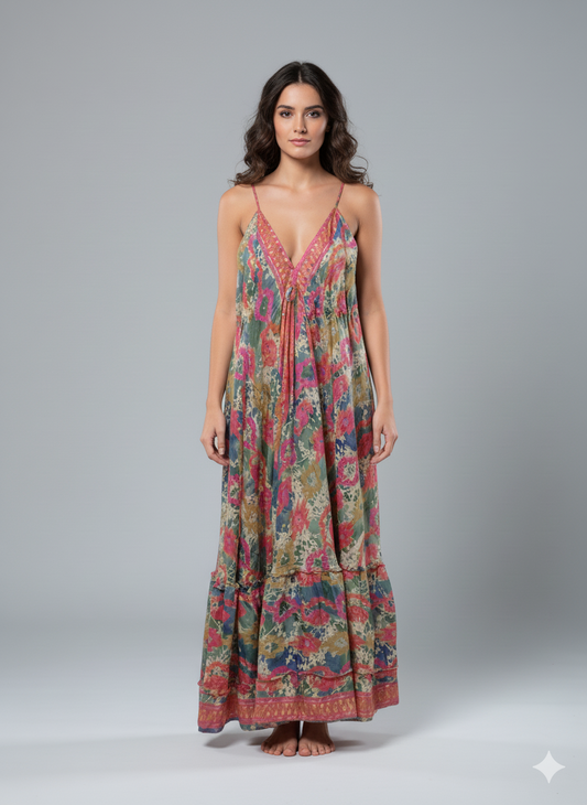 VESTIDO BOHEMIO "FRESCURA TOTAL"