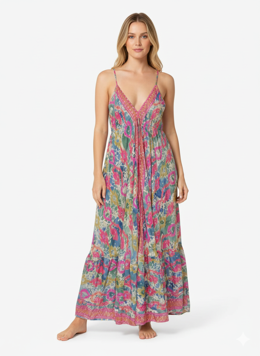 VESTIDO DE VERANO "VIENTO FLORAL"