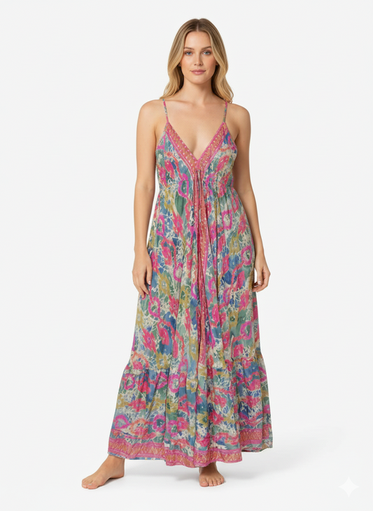 VESTIDO DE VERANO "VIENTO FLORAL"