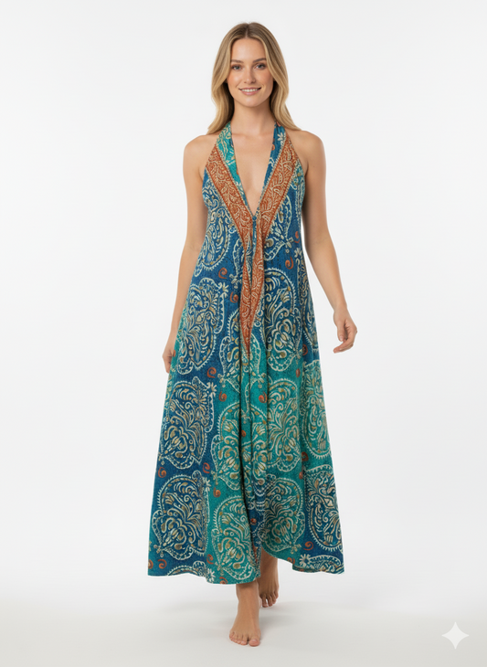 VESTIDO BOHEMIO "BRISA DE PALMERA"