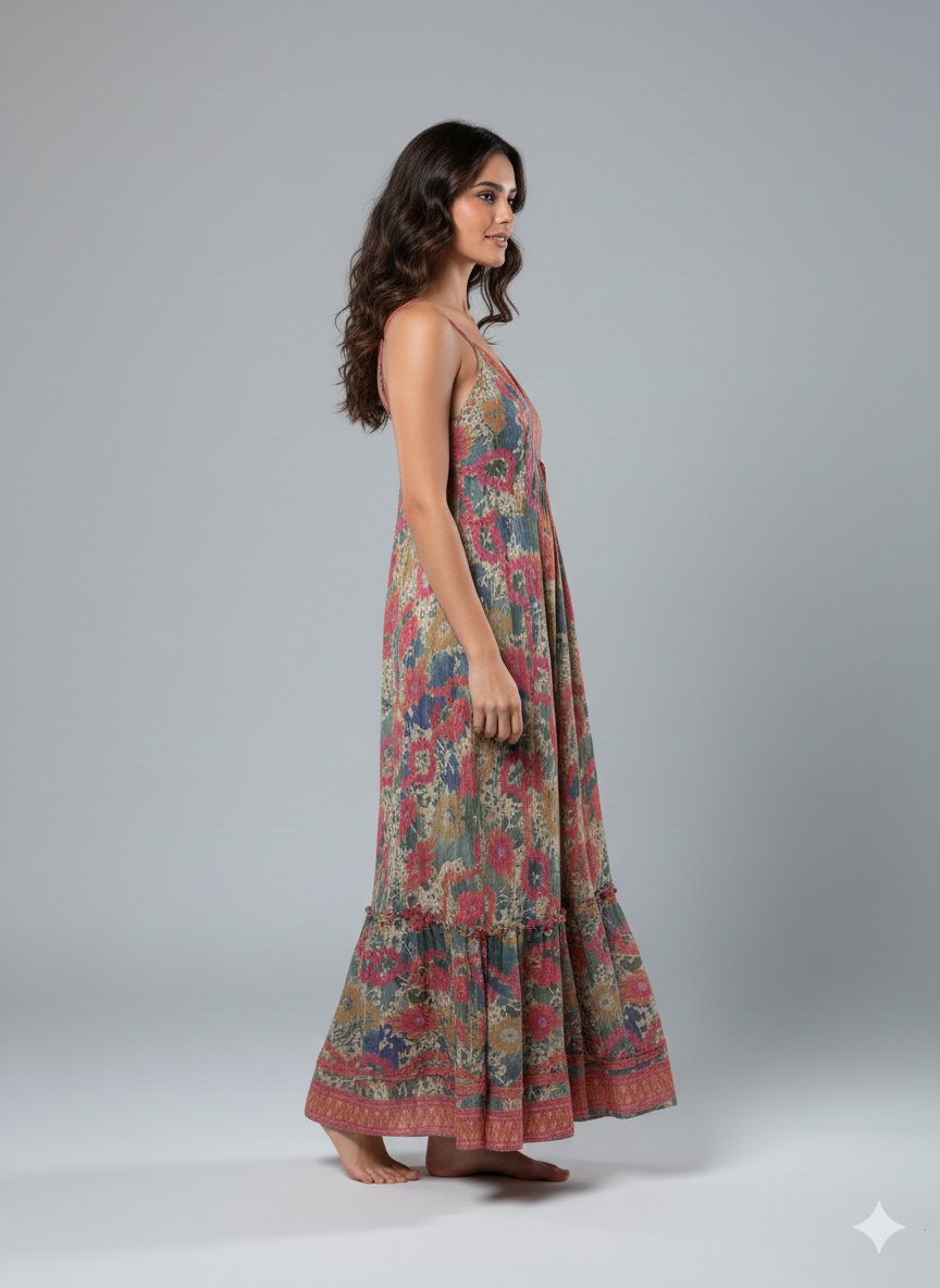 VESTIDO BOHEMIO "FRESCURA TOTAL"
