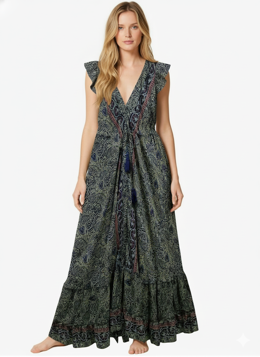 VESTIDO LARGO BOHEMIO FRESCURA