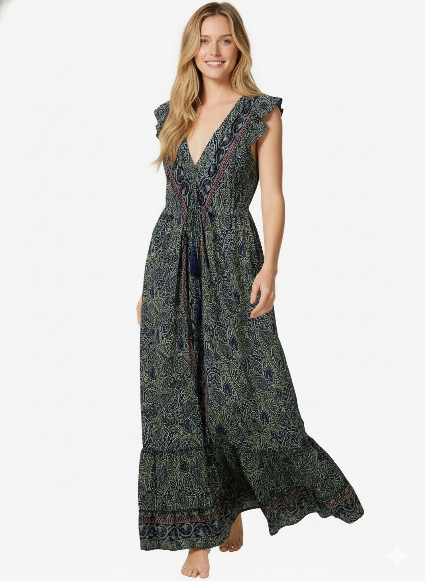 VESTIDO LARGO BOHEMIO FRESCURA