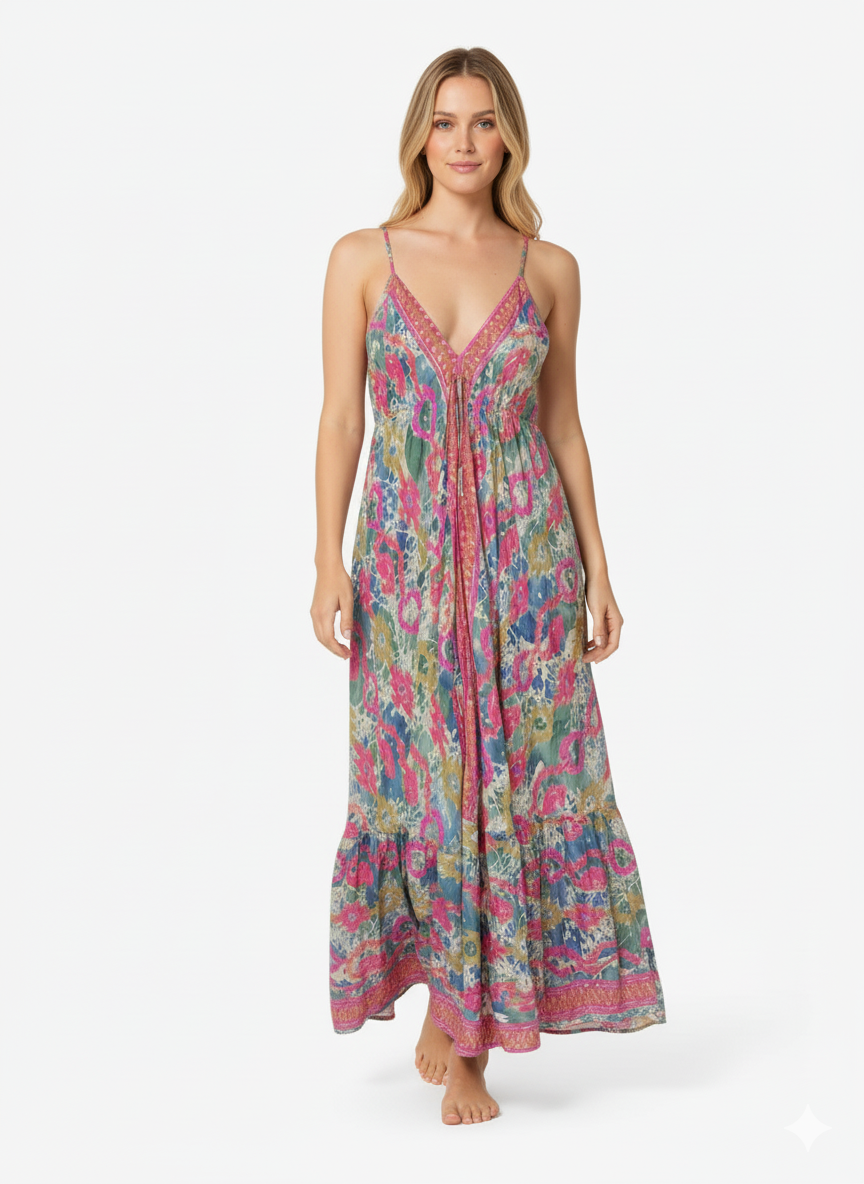 VESTIDO DE VERANO "VIENTO FLORAL"