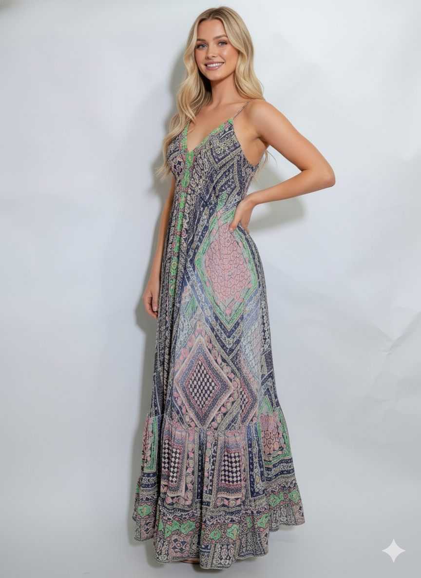 VESTIDO BOHEMIO "ENCANTO"
