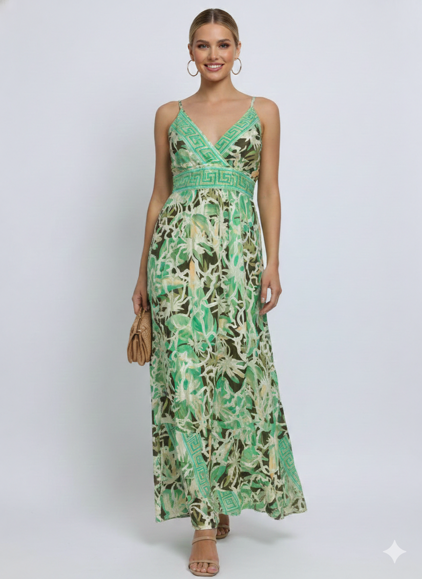 VESTIDO BOHO " FLOR DEL PACIFICO"