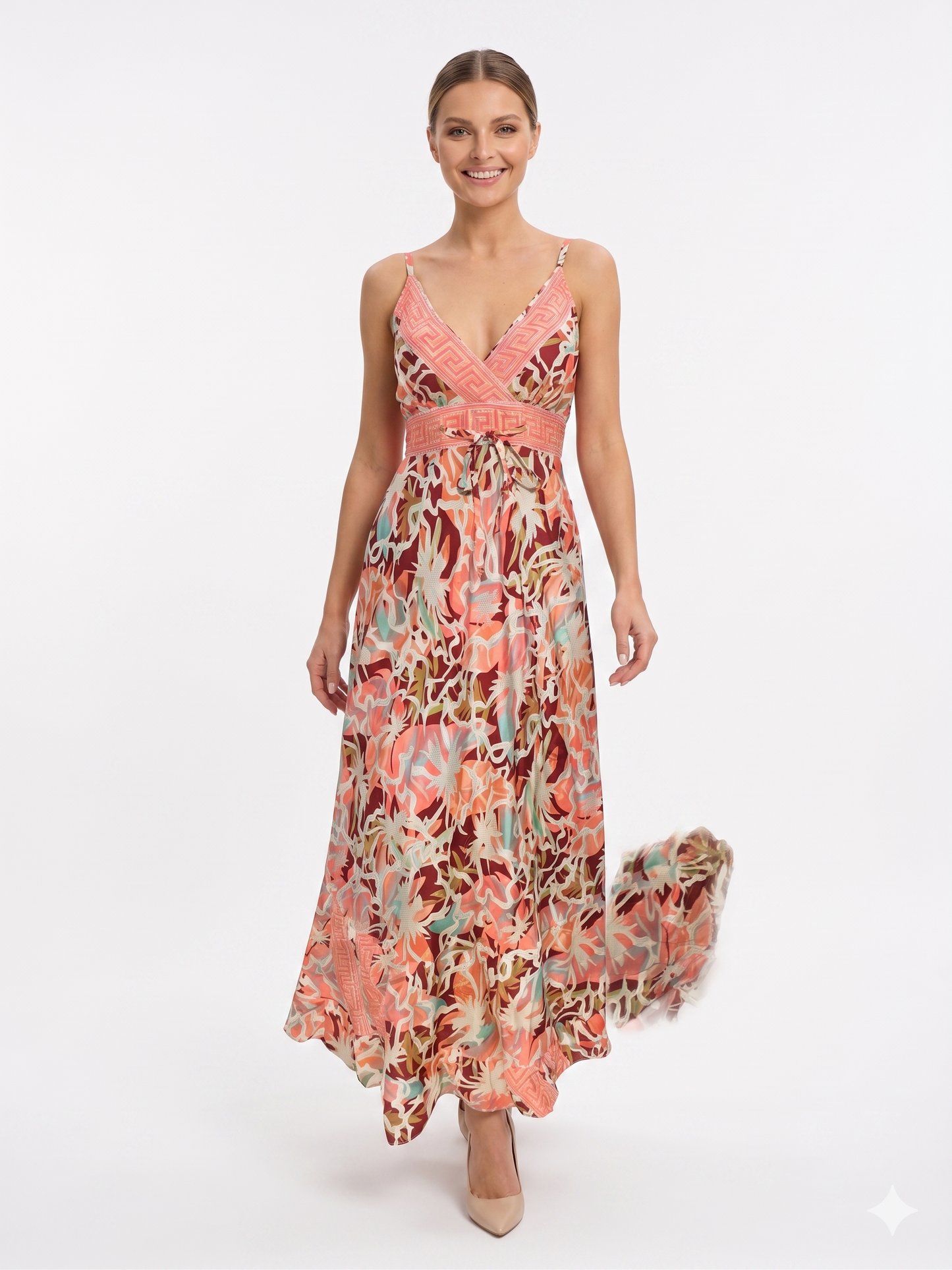 VESTIDO LARGO "LUZ DEL TROPICO"