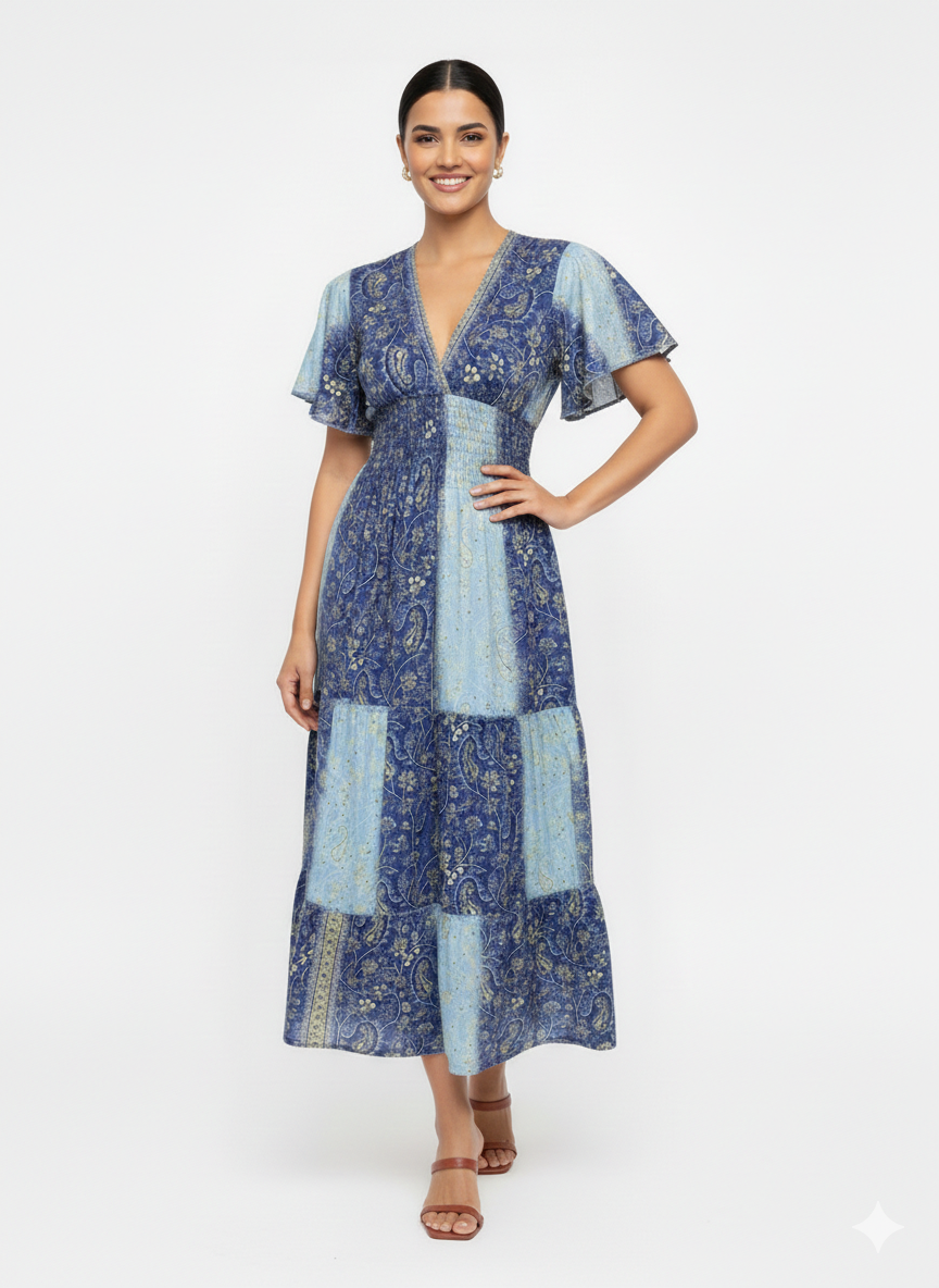 VESTIDO BOHEMIO "SUEÑO CARIBEÑO"