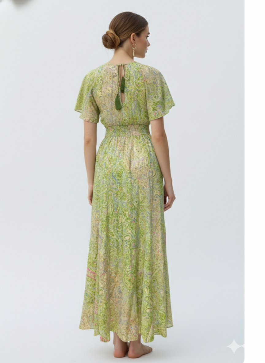 VESTIDO BOHEMIO "SUSURRO TROPICAL"