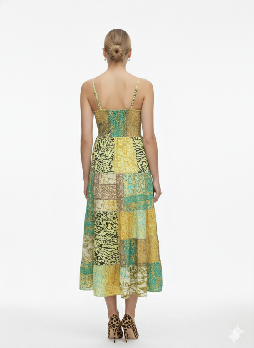 VESTIDO BOHO "AMANECER DE PERLA"