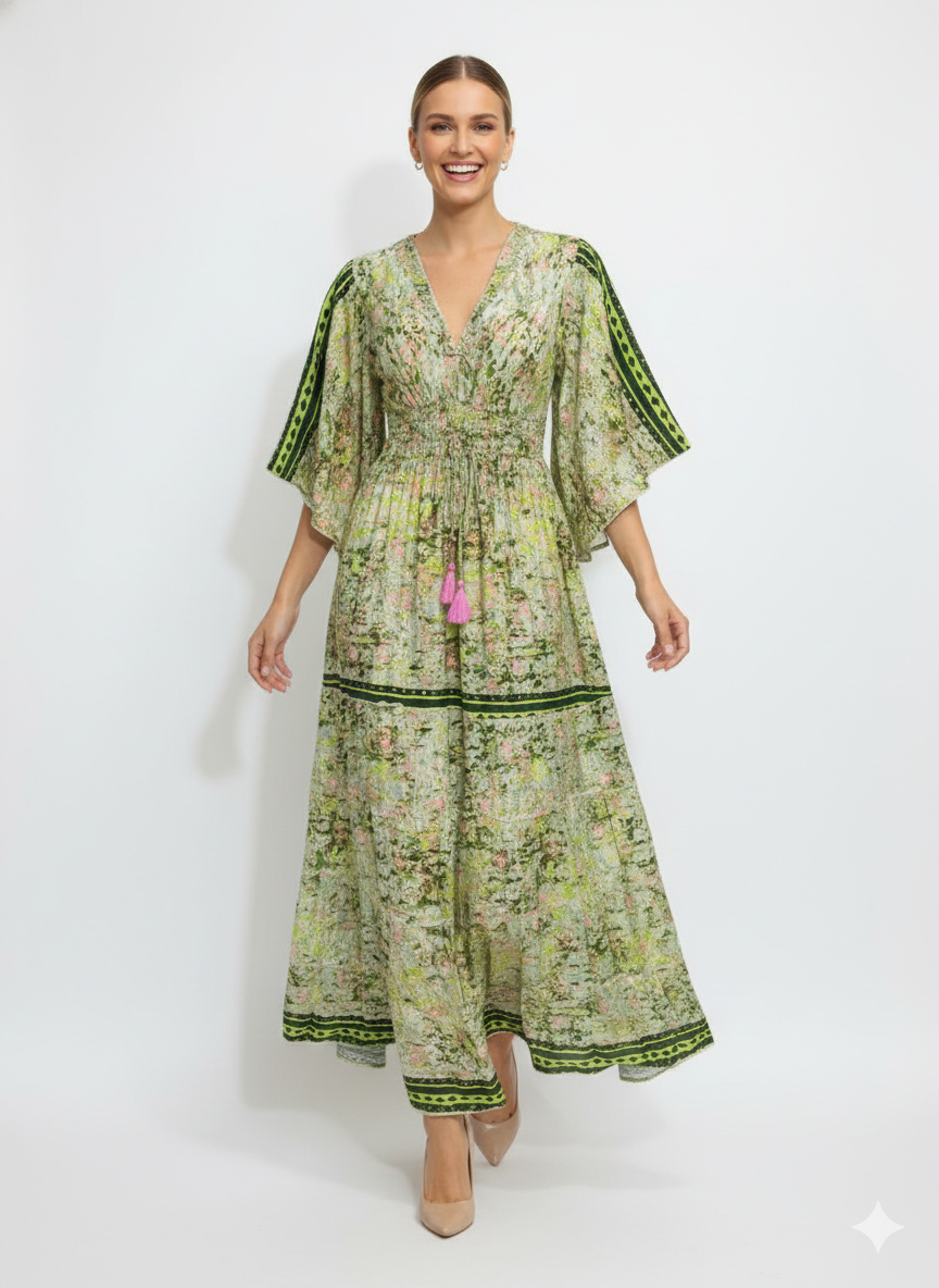 VESTIDO LARGO BOHEMIO "FRESCURA"