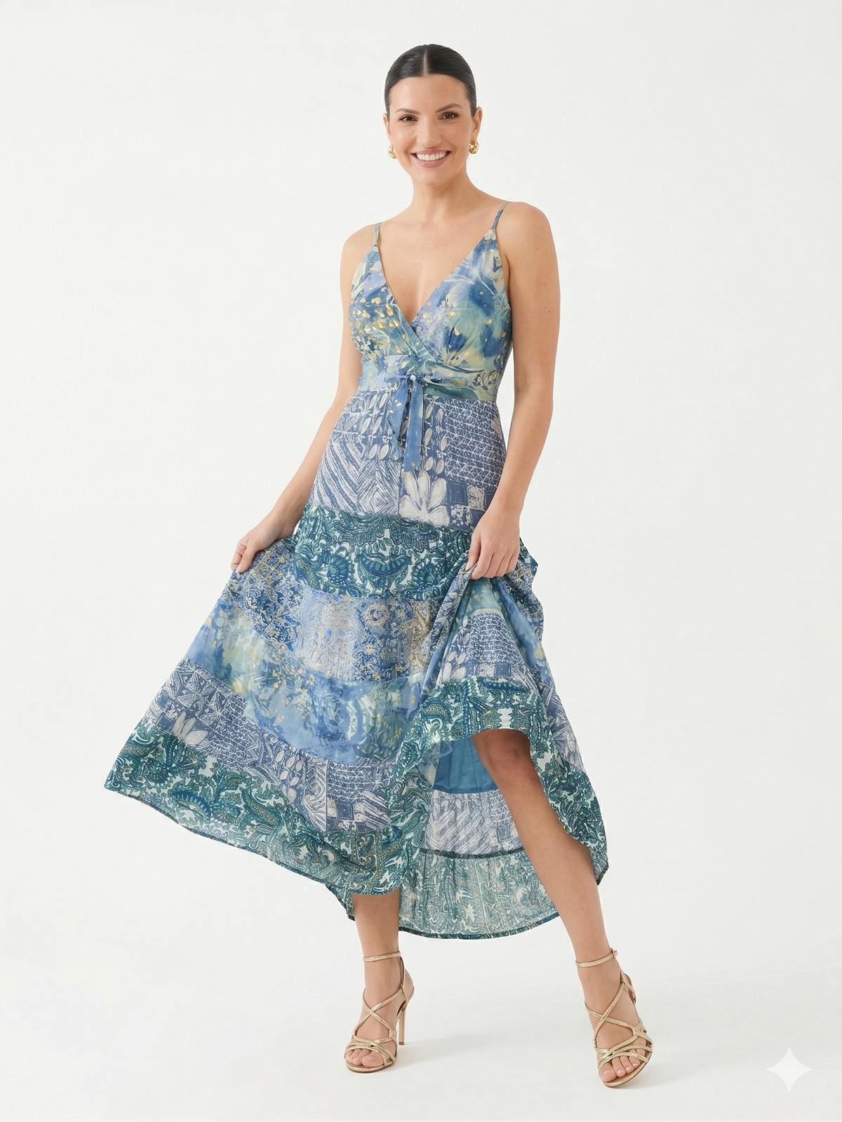 VESTIDO BOHEMIO "LA DAMA DEL SUR"
