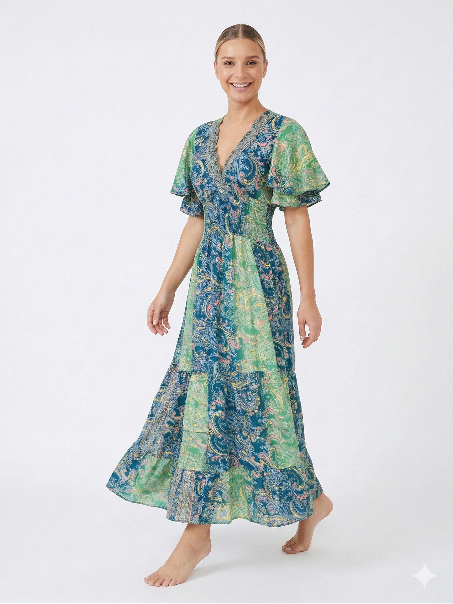 VESTIDO DE VERANO "RAYO DEL TROPICO"