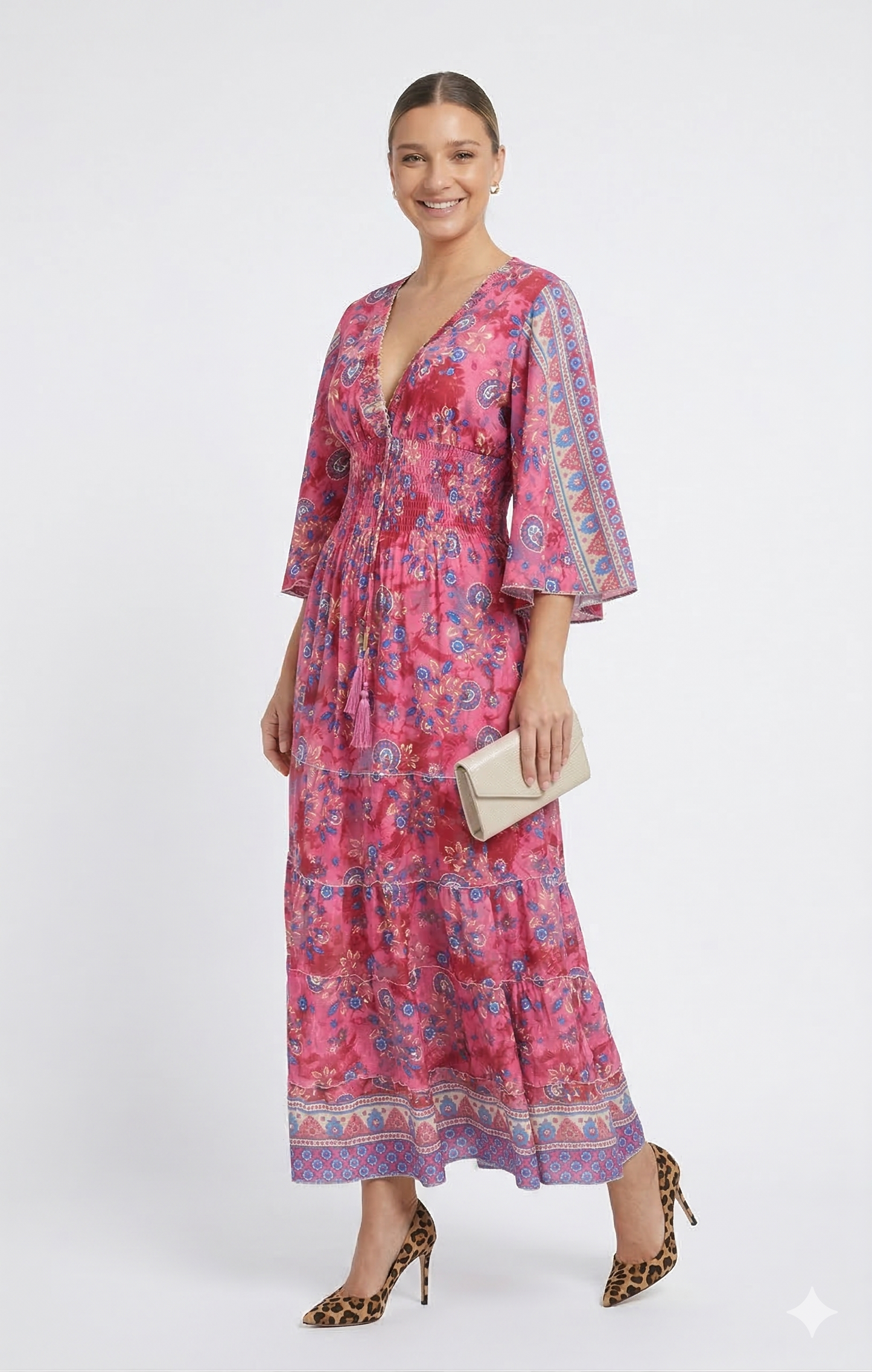 VESTIDO LARGO BOHEMIO "VERANO ENCANTO"