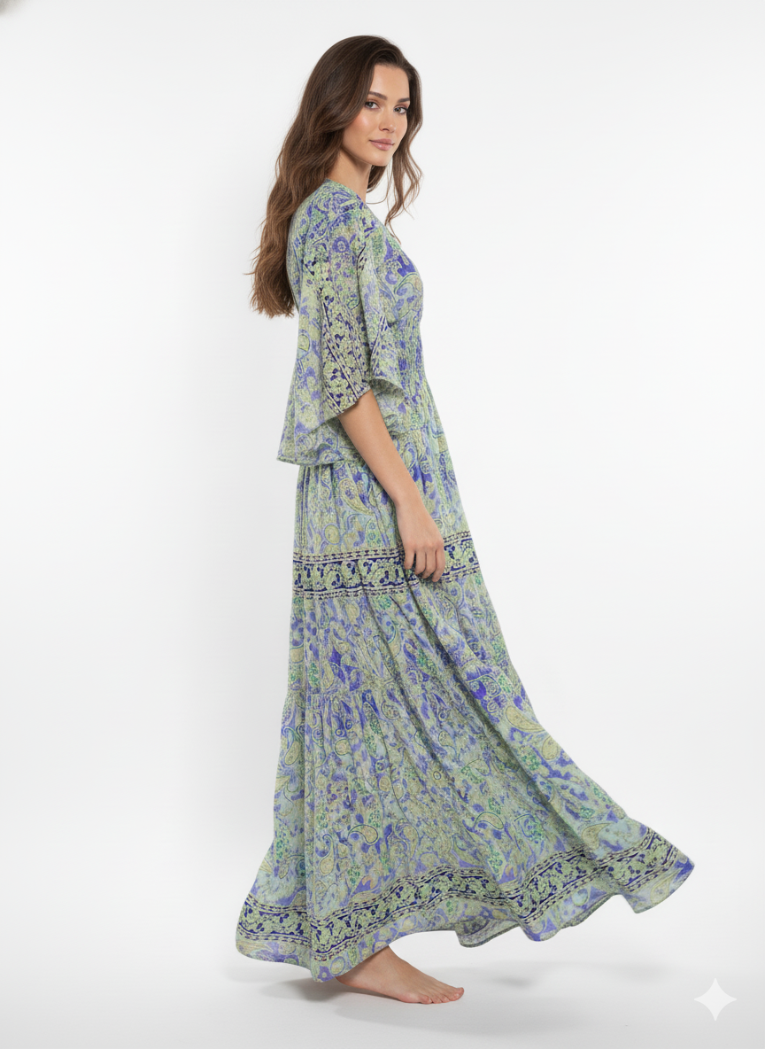 VESTIDO LARGO"SUSPIRO DE ARENA"