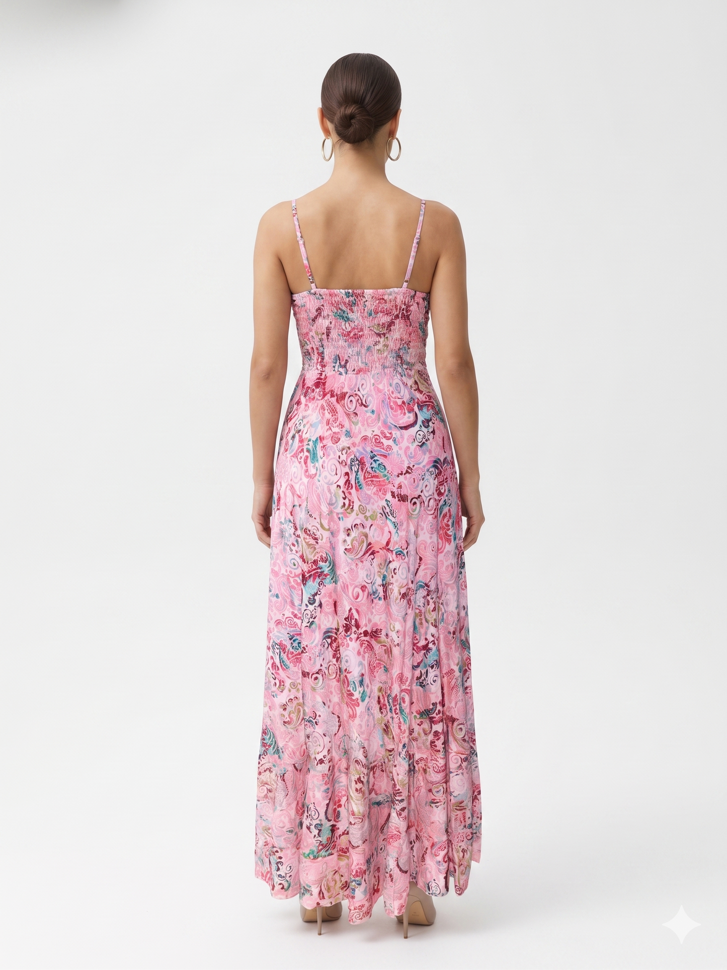 VESTIDO BOHEMIO "BAHIA DORADA"