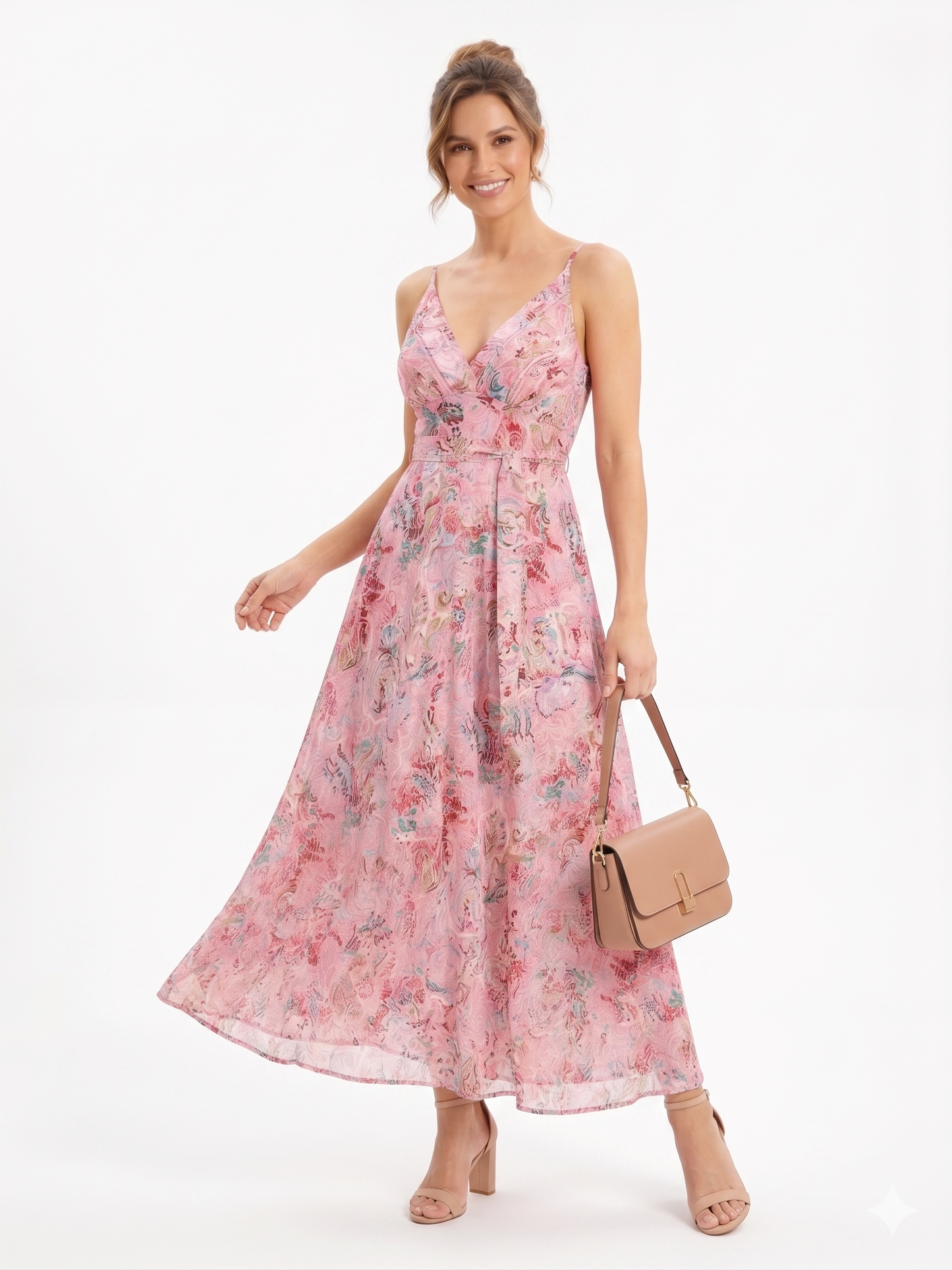 VESTIDO BOHEMIO "BAHIA DORADA"