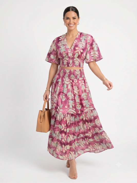 VESTIDO BOHEMIO "FRESCURA MEDITERRANEA"