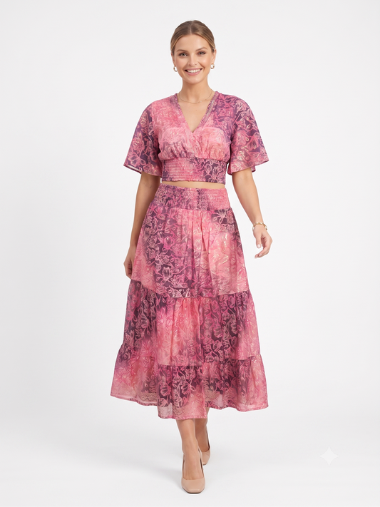 VESTIDO BOHEMIO "ENCANTO DEL ALBA"