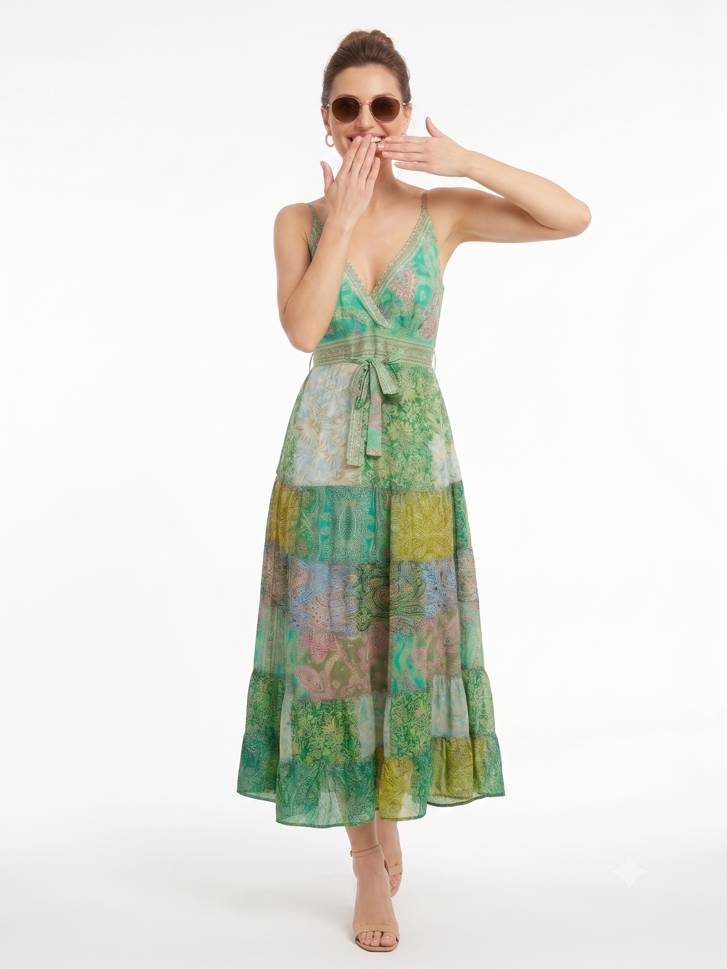 VESTIDO BOHEMIO "CANTO DEL TROPICO"