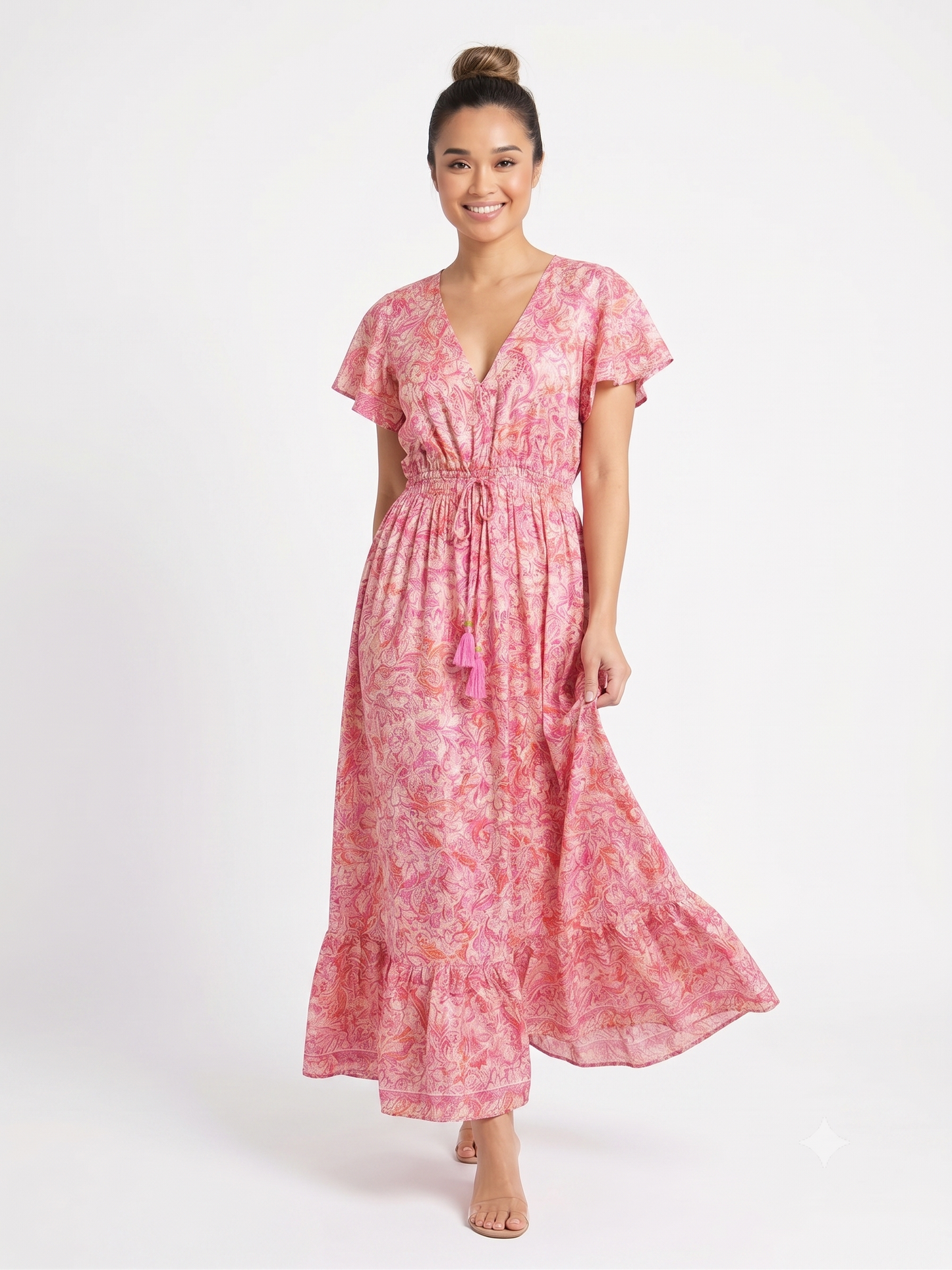 VESTIDO BOHO "AMANECER DE PERLA"