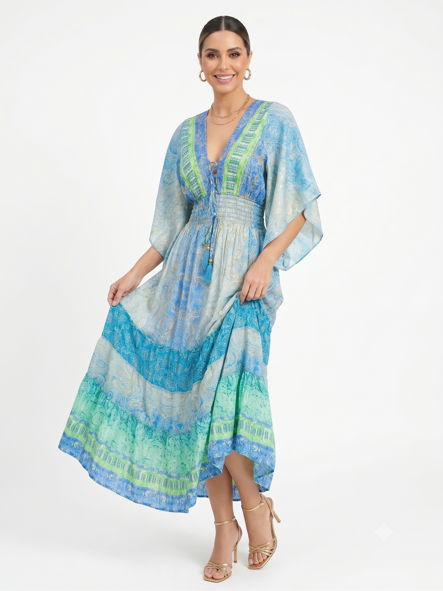VESTIDO LARCO BOHEMIO "ARENA CORALINA2