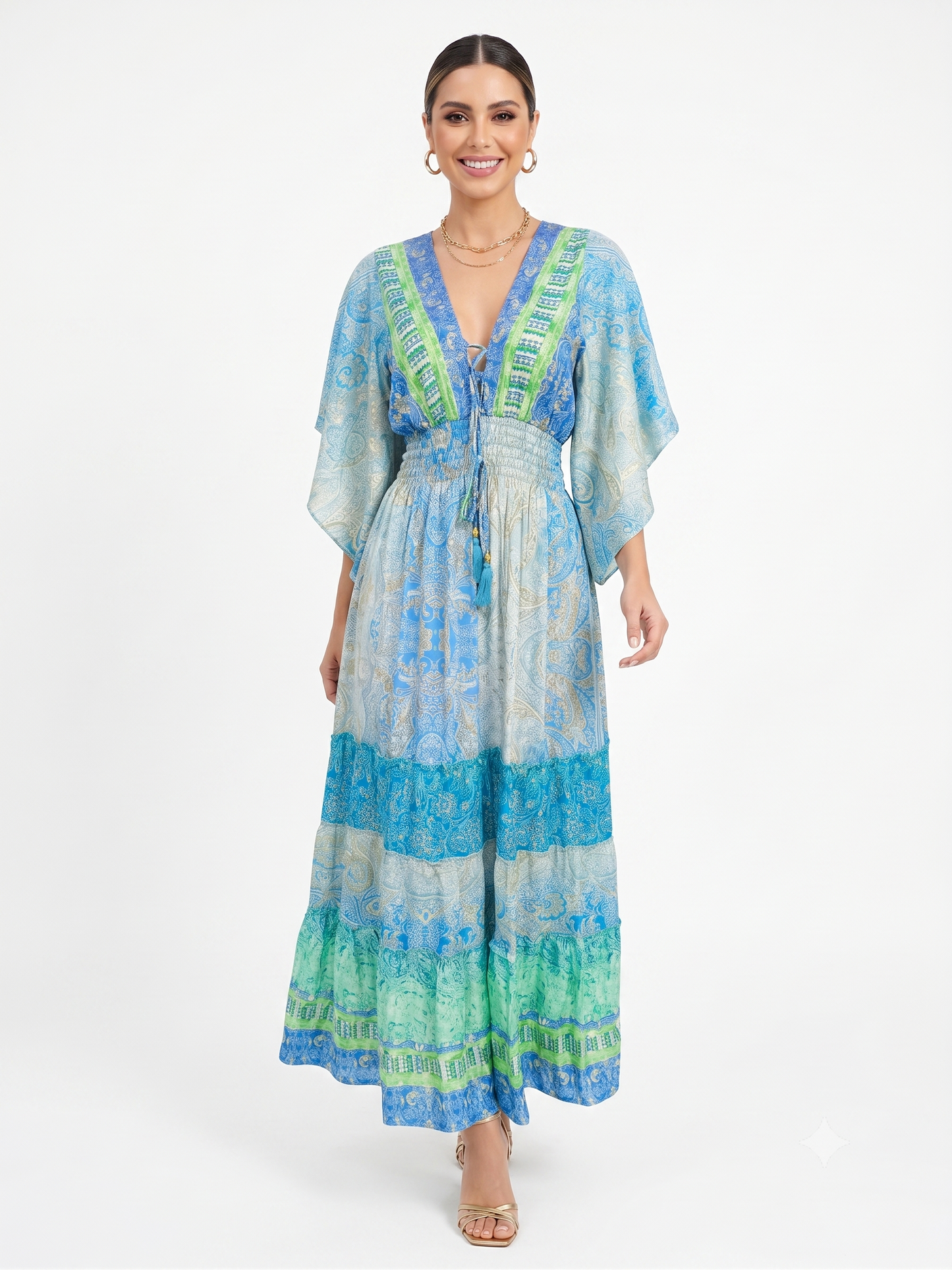 VESTIDO LARCO BOHEMIO "ARENA CORALINA2