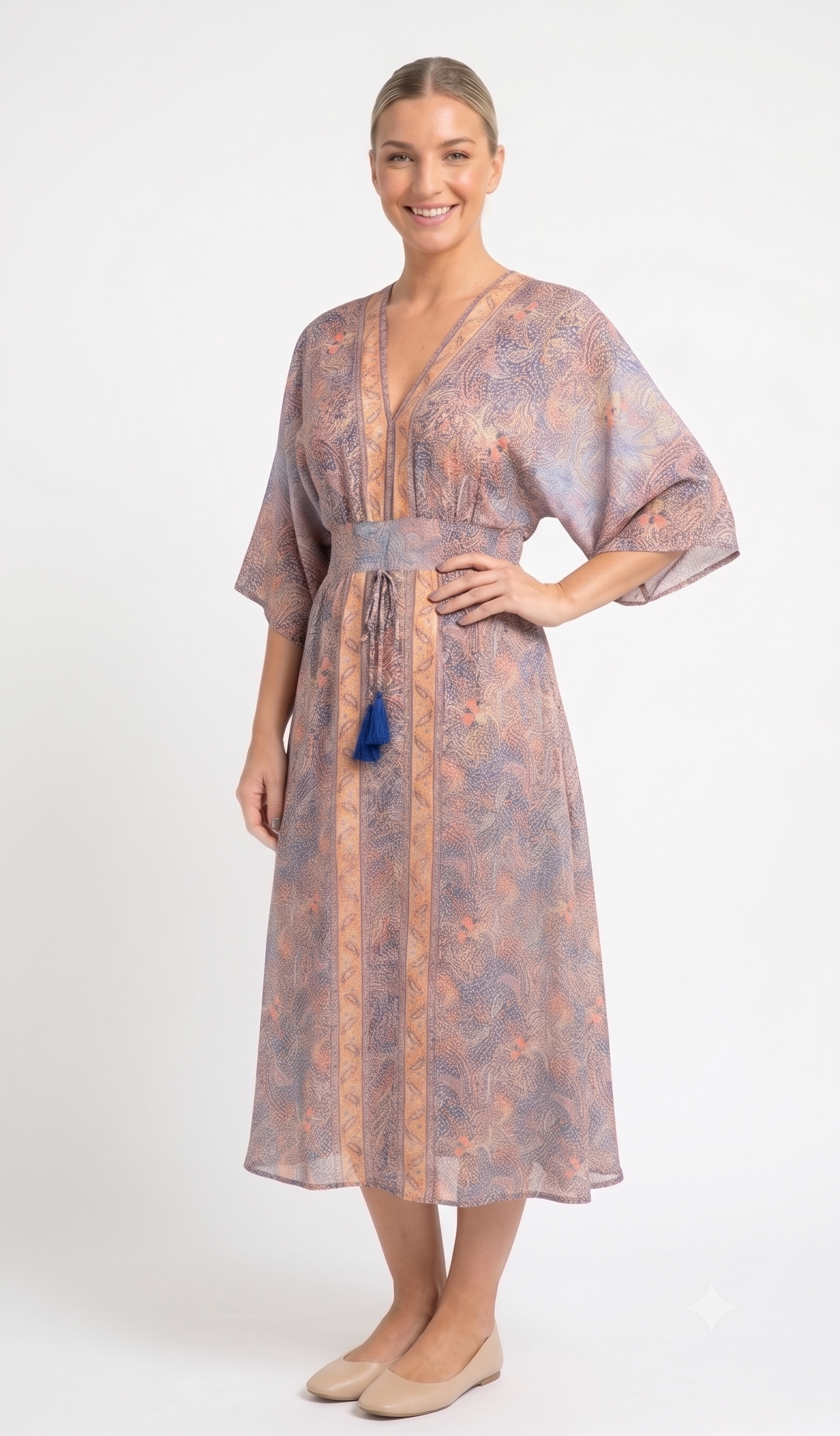 VESTIDO BOHEMIO "ENCANTO TROPICAL"