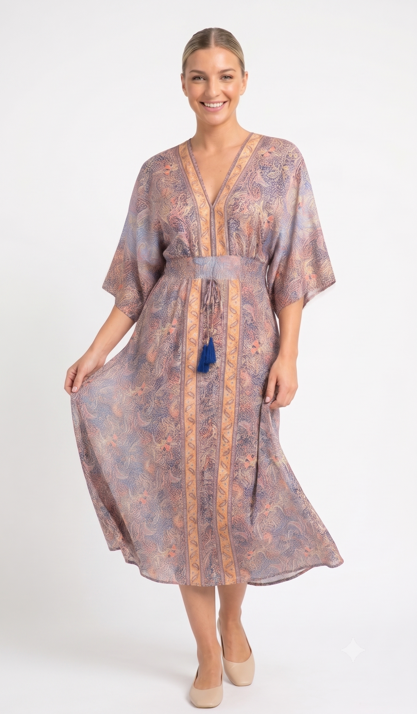 VESTIDO BOHEMIO "ENCANTO TROPICAL"