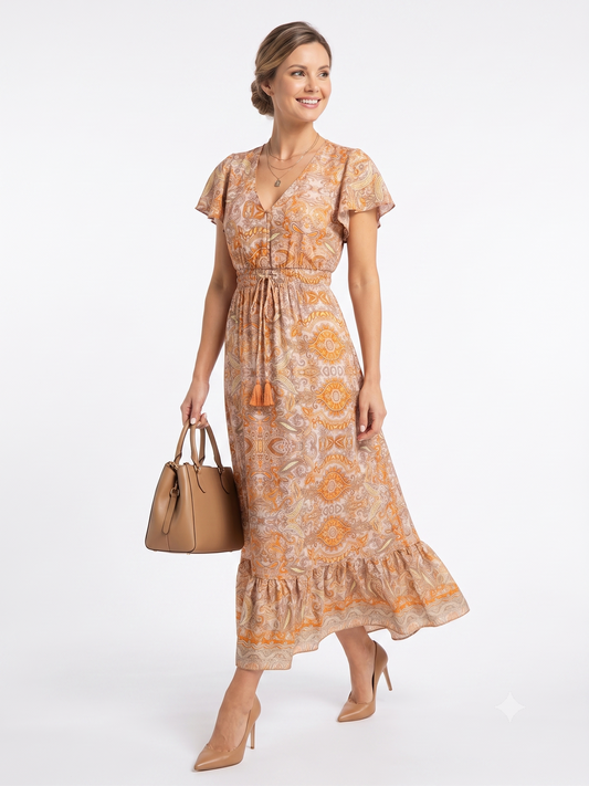 VESTIDO BOHEMIO "LUNA SALVAJE"