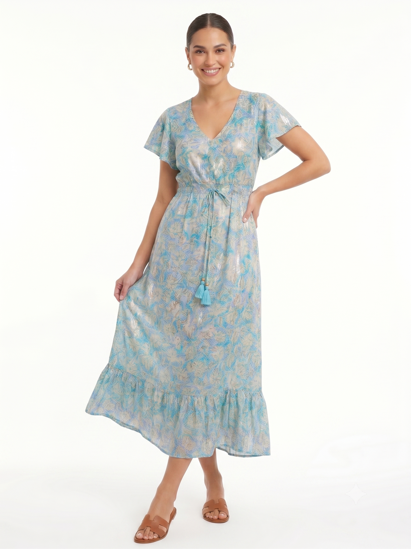 VESTIDO BOHO "ESENCIA COSTA VERDE"