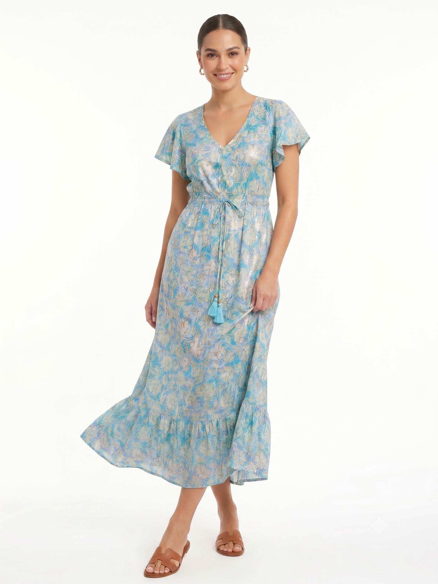 VESTIDO BOHO "ESENCIA COSTA VERDE"