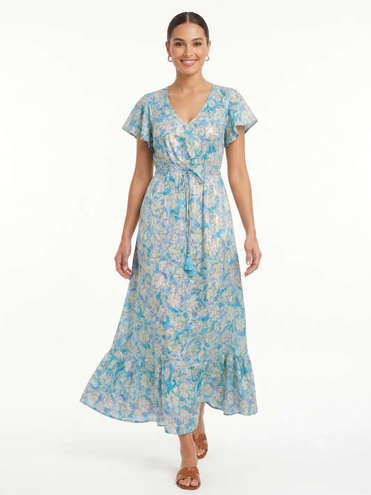 VESTIDO BOHO "ESENCIA COSTA VERDE"