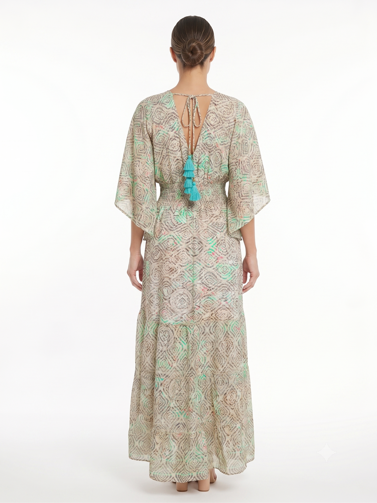 VESSTIDO BOHEMIO "PARAISO FLORALES"