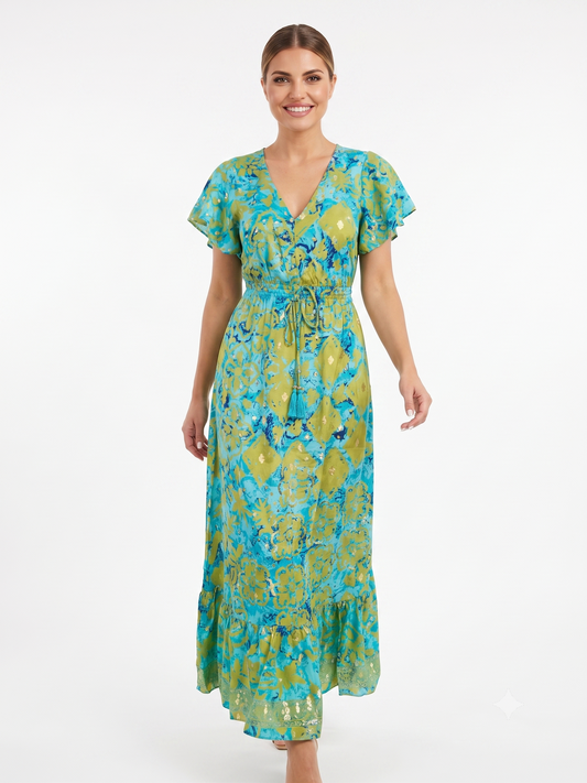 VESTIDO BOHEMIO "AURA TROPICAL"