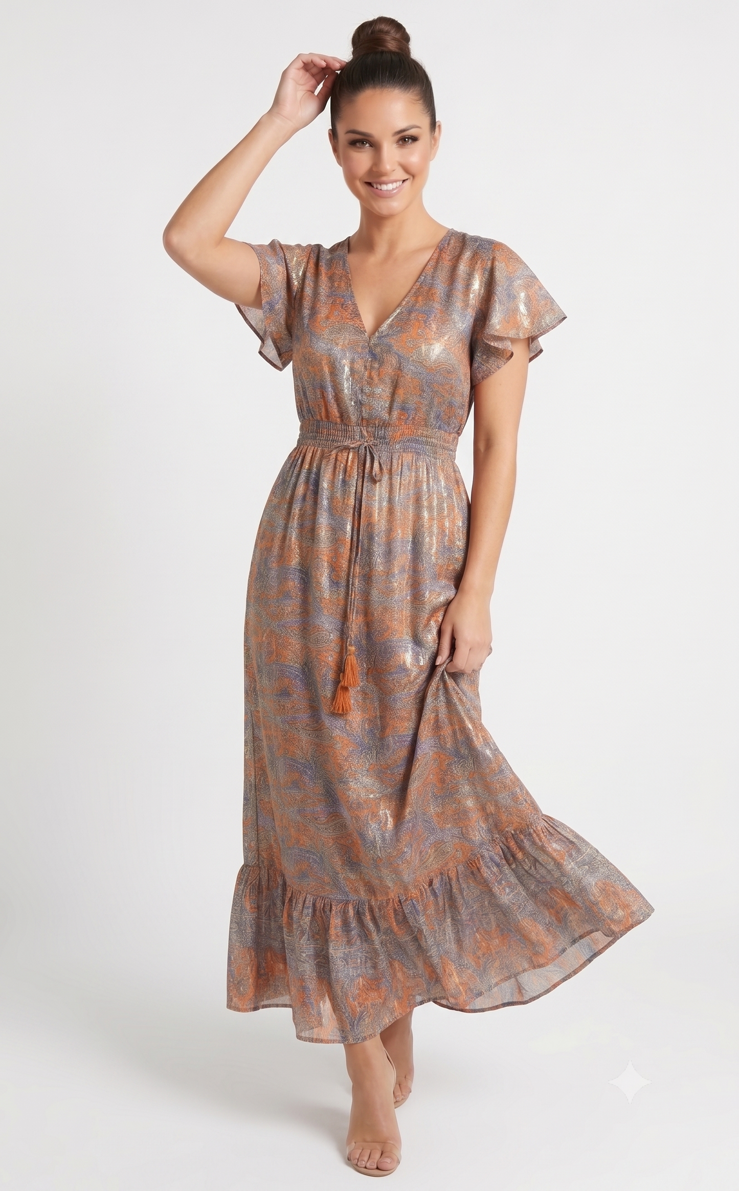 VESTIDO BOHO "JARDIN DE PUNTA SAL"