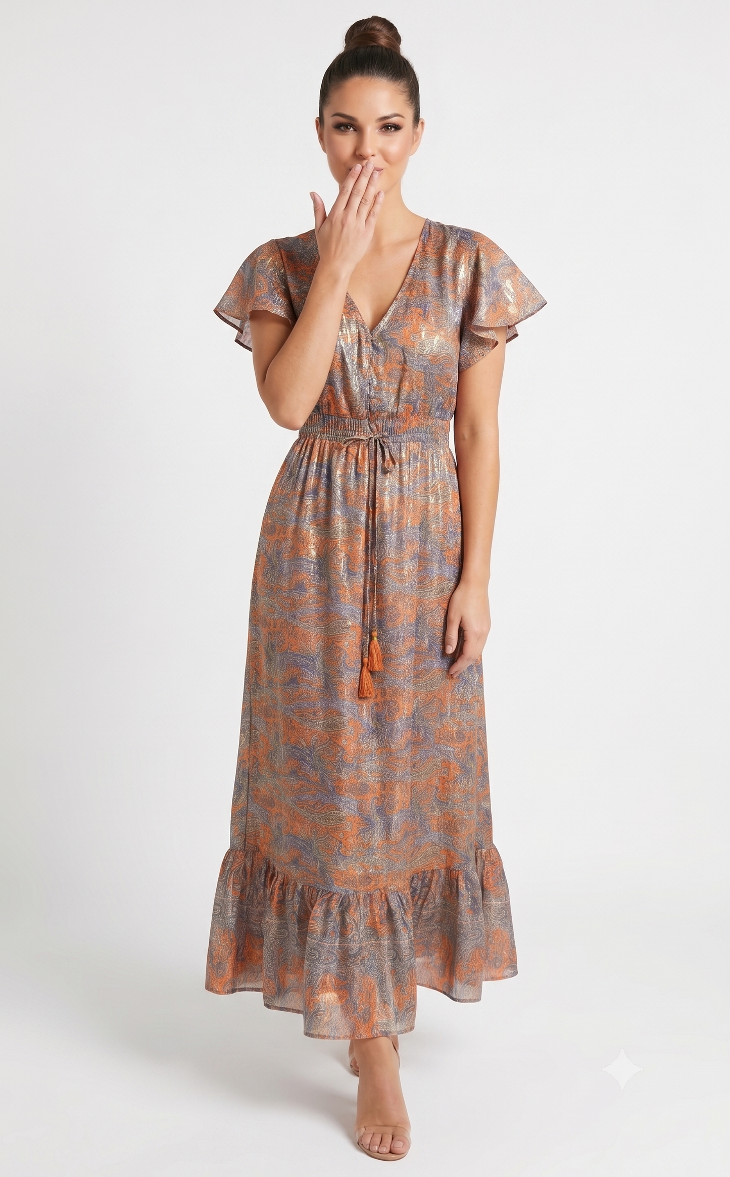 VESTIDO BOHO "JARDIN DE PUNTA SAL"