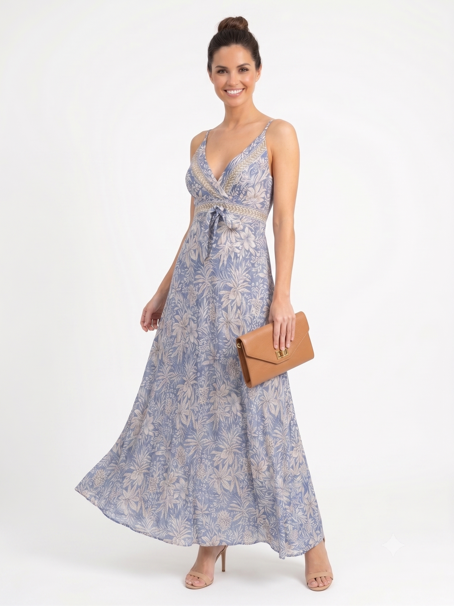 VESTIDO BOHEMIO "OCASO FLAMINGO"