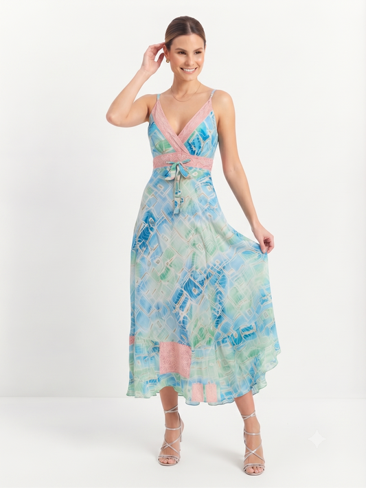 VESTIDO LARGO "LUZ DEL TROPICO"