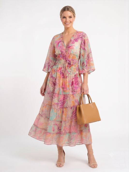 VESTIDO LARGO BOHO "PLAYA SERENA"