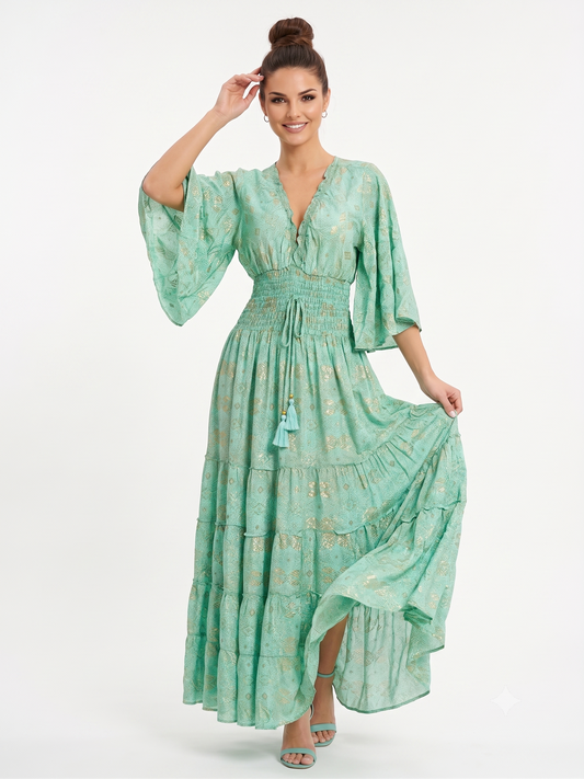 VESTIDO BOHEMIO "SUEÑO PROFUNDO"